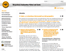 Tablet Screenshot of buerger-beobachten-polizei.de